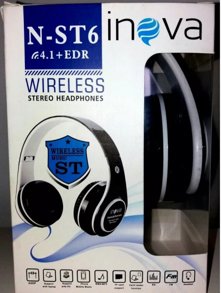 Fone De Ouvido Bluetooth Inova N St6 Entrada Cartão